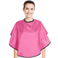 Geyoga Short Makeup Cape for Women Men Mini Haircut Cape for Artist Shampoo Beauty Salon Artist Styling(Pink)