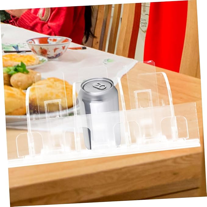 Luxshiny Automatic Drink Pusher for Refrigerators Compact Shelf Organizer for Beverages Snacks Cosmetics Display Sturdy Design for Convenience Store Home Use