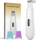Skin Scrubber Face Spatula, Blackhead Remover Tool for Facial Deep Cleansing, Face Spatula Pore Cleaner with 4 Modes, Whitehead Remover, Blackhead Extractor, Face Scrubber (White)