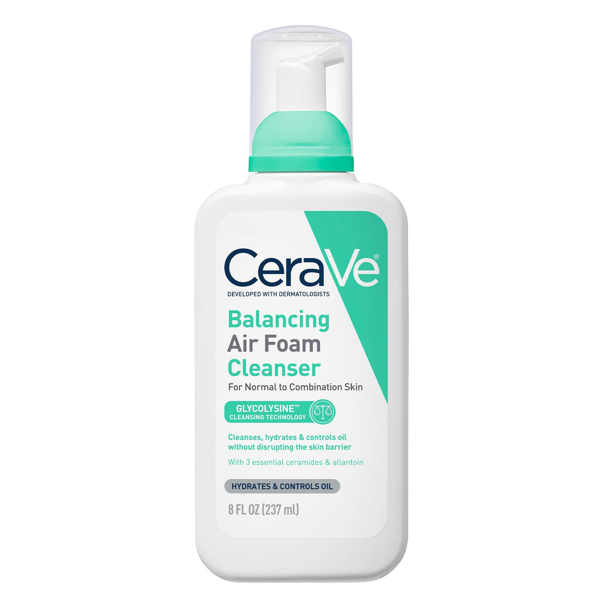 CeraVe Air Foam Face Wash, Hydrating & Gentle Facial Cleanser, 8oz