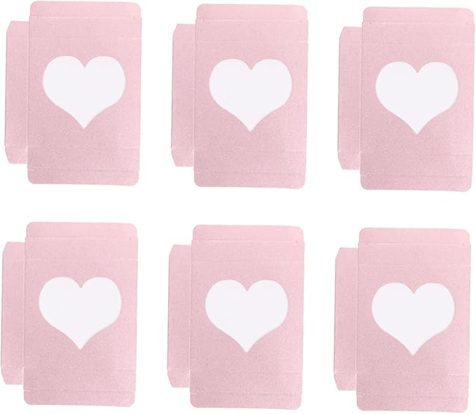 Beaupretty 50pcs Empty False Eyelash Organizer Case Glitter Design for Easy Storage for Makeup Artists and Beauty Enthusiasts