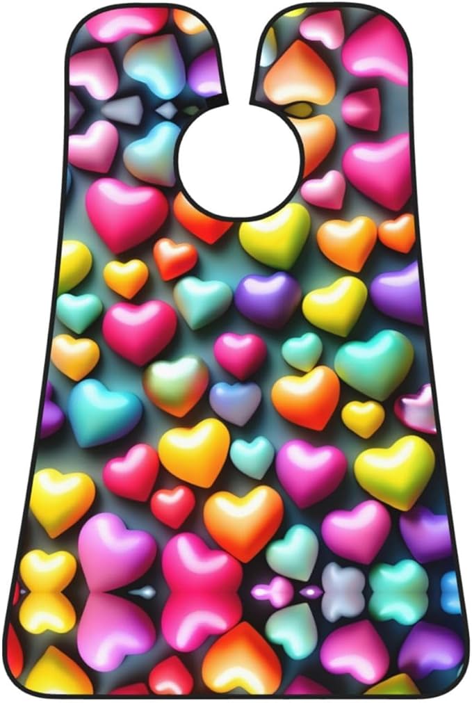 Pansy Perfection Print Beard Bib Shaving Apron, Beard Hair Trimming Cape Gift For Dad