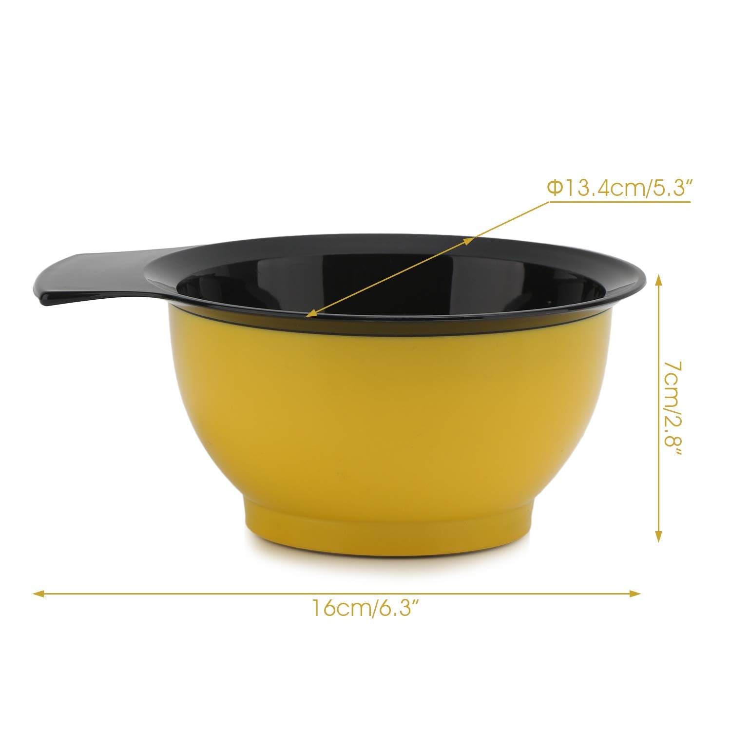 Segbeauty Hair Color Mixing Bowl, 1 pcs Hair Color Bowl Color Mixing Tint Bowl, Professional Dyeing Coloring Tool Set Kit for Salon Hairdressing, Light Plastic DIY Mixer