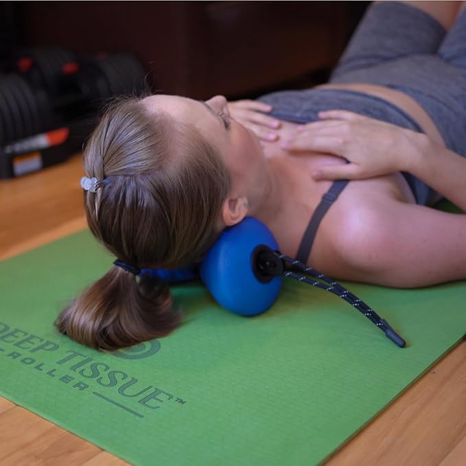 Deep Tissue Roller™ | Whole Body Self-Massage: Target Tension in Muscles & Fascia Using Leverage & Body Weight. Just Lean into it. Foam Rolling has Evolved!