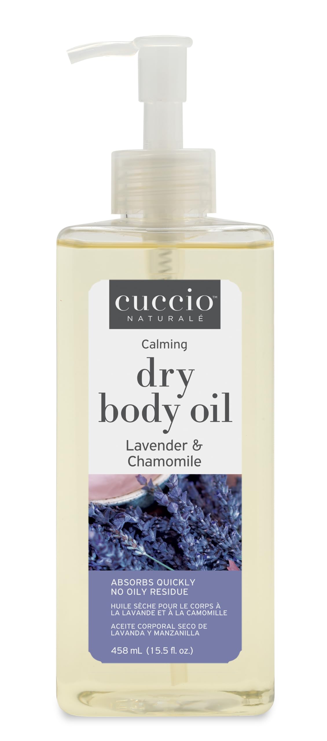 Cuccio Naturale Hydrating Dry Body Oil – Hawthorn & Wild Daisy, Fast‑Absorbing Non‑Greasy Moisturizer for Soft Radiant Skin, 15 fl oz