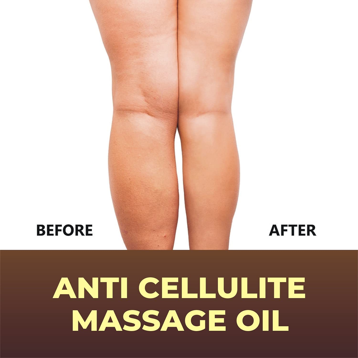 Anti-Cellulite Massage Oil with Collagen & Stem Cells, 8 fl oz