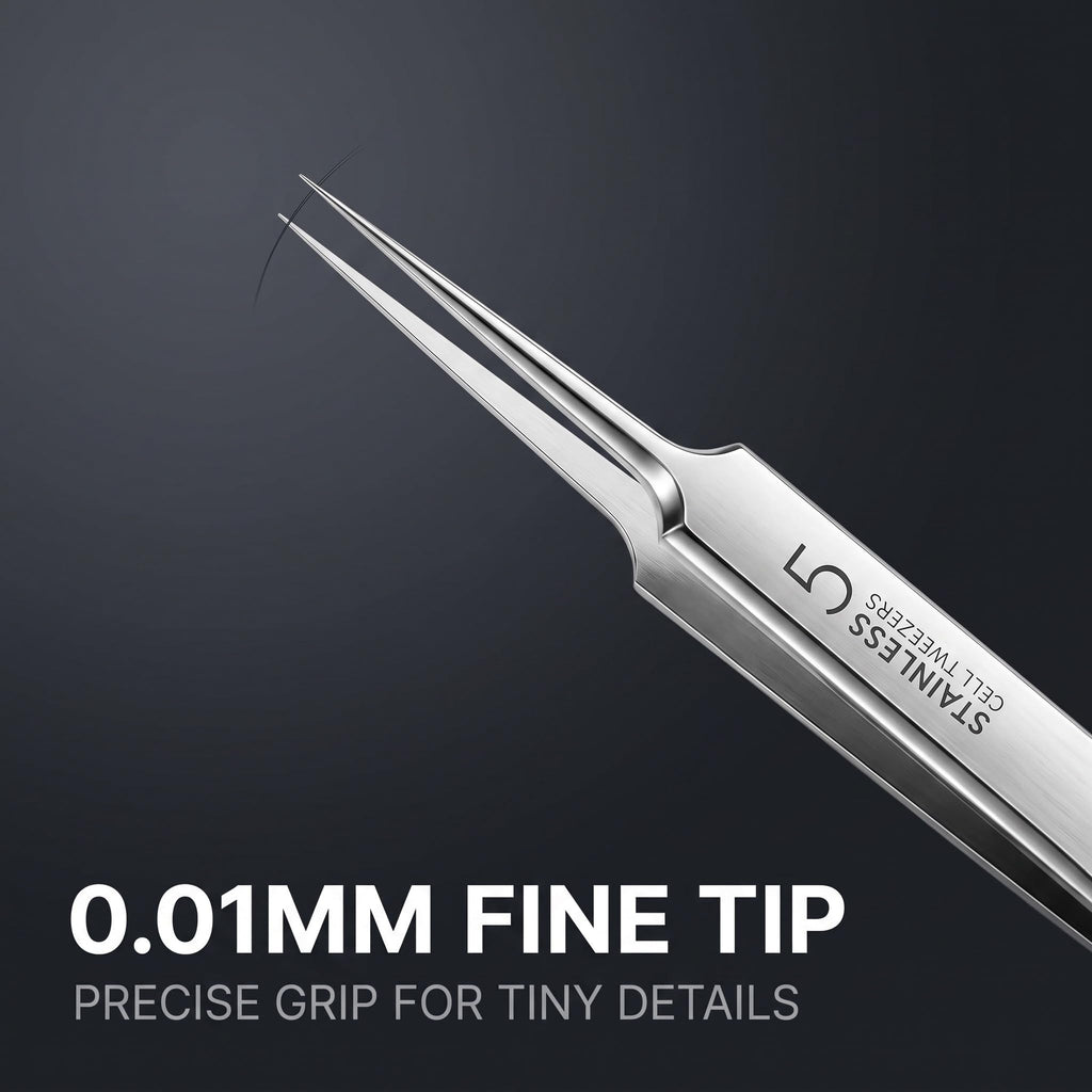 3 Pcs Silver Professional Blackhead Tweezer Professional Facial Blackhead Remover Tweezers Precision Extractor Acne Removal Kit Pimple Popper Tool with Storage Box Skin Care Tools