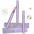 Plman 3-in-1 Cuticle Oil Pen, Cuticle Pusher Nail Oil Pen with Ceramic Tip, Nail Care Pen for Hangnails, Dry & Damaged Nail, Moisturize Strengthen Brighten Nails Care (Camellia-3PCS Rotating)