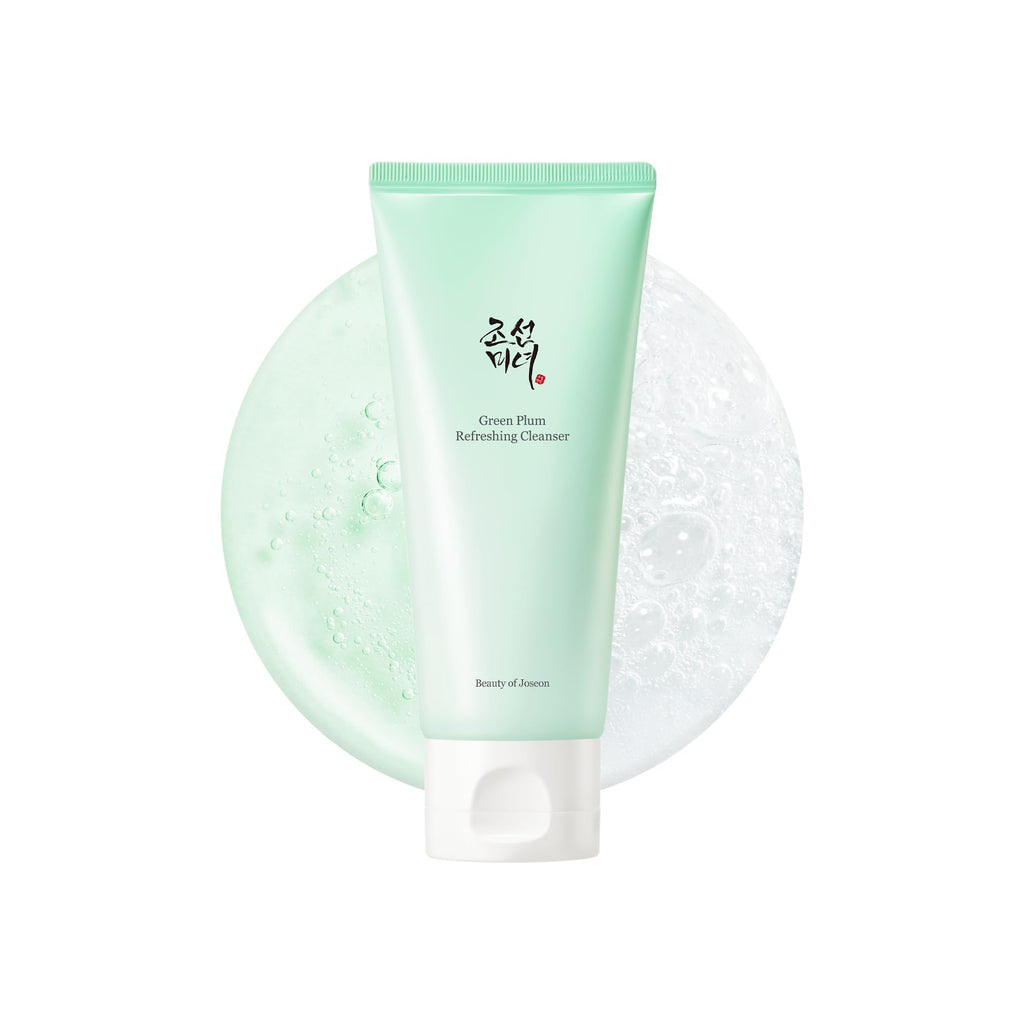 Beauty of Joseon Green Plum Refreshing Cleanser Gel Type Deep Pore Cleansing, Face Cleansers for All Skin Types, Korean Skincare 100ml, 3.38 fl.oz