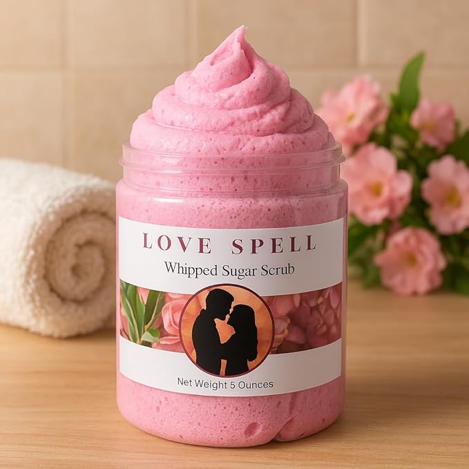 Nature Skin Shop Enchantment Whipped Ritual Polish – Luxurious Whipped Exfoliating Body Scrub, 8oz