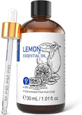 HIQILI Lemon Essential Oil for Cleaning, Diffuser & Skin