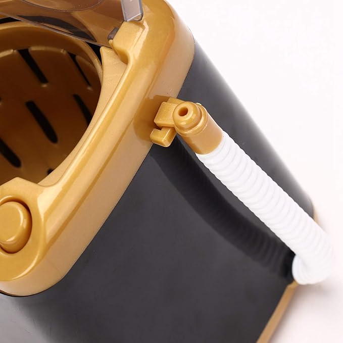Electric Washing Machine, Washing Machine, Mini Electric Brush Washing Machine for Cleaning Cosmetic Tool Girls Ladies(gold)