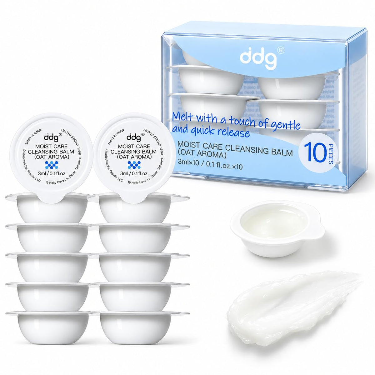 ddg Cleansing Balm Travel 10 Packs Sensitive Skin
