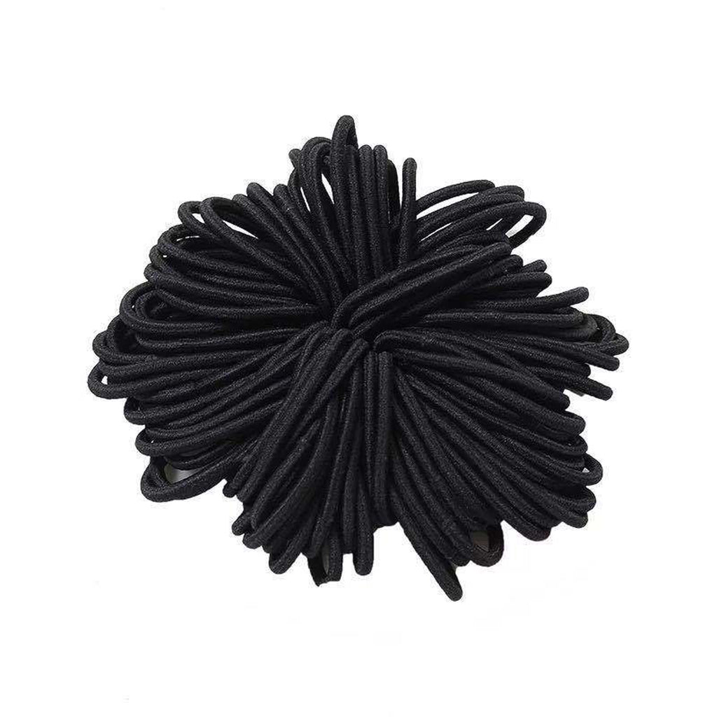 WillingTee 200PCS Small Hair Ties,No Crease Baby Hair Ties