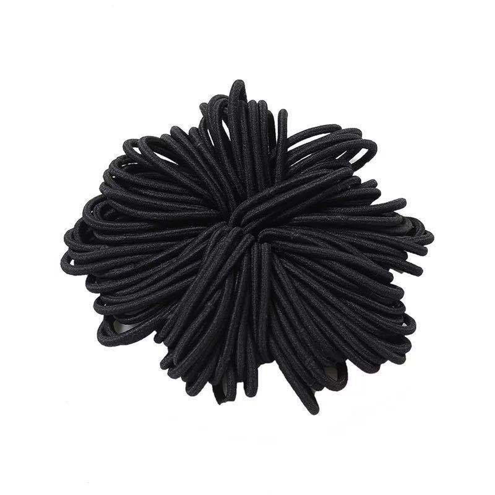 WillingTee 200PCS Small Hair Ties,No Crease Baby Hair Ties