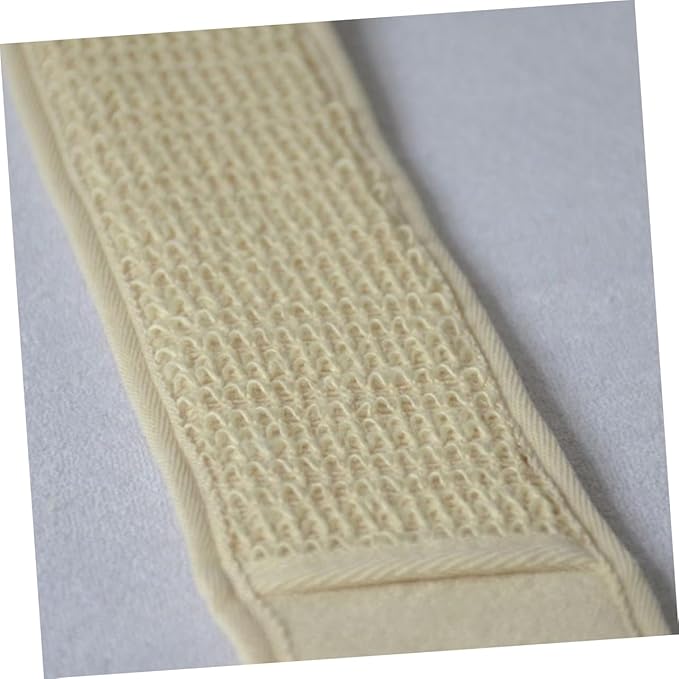 Ipetboom 3pcs Loofah Massage Brush Bath Towel Double-Sided Exfoliating Back Scrubber Straps for Deep Cleaning and Shower