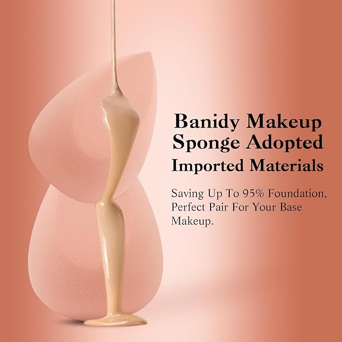 Toiletry Sponges Set Blender Beauty Sponge with Holder Makeup Blender Flawless for Foundation, Liquid,Facial Makeup Tools Beauty Gift Set