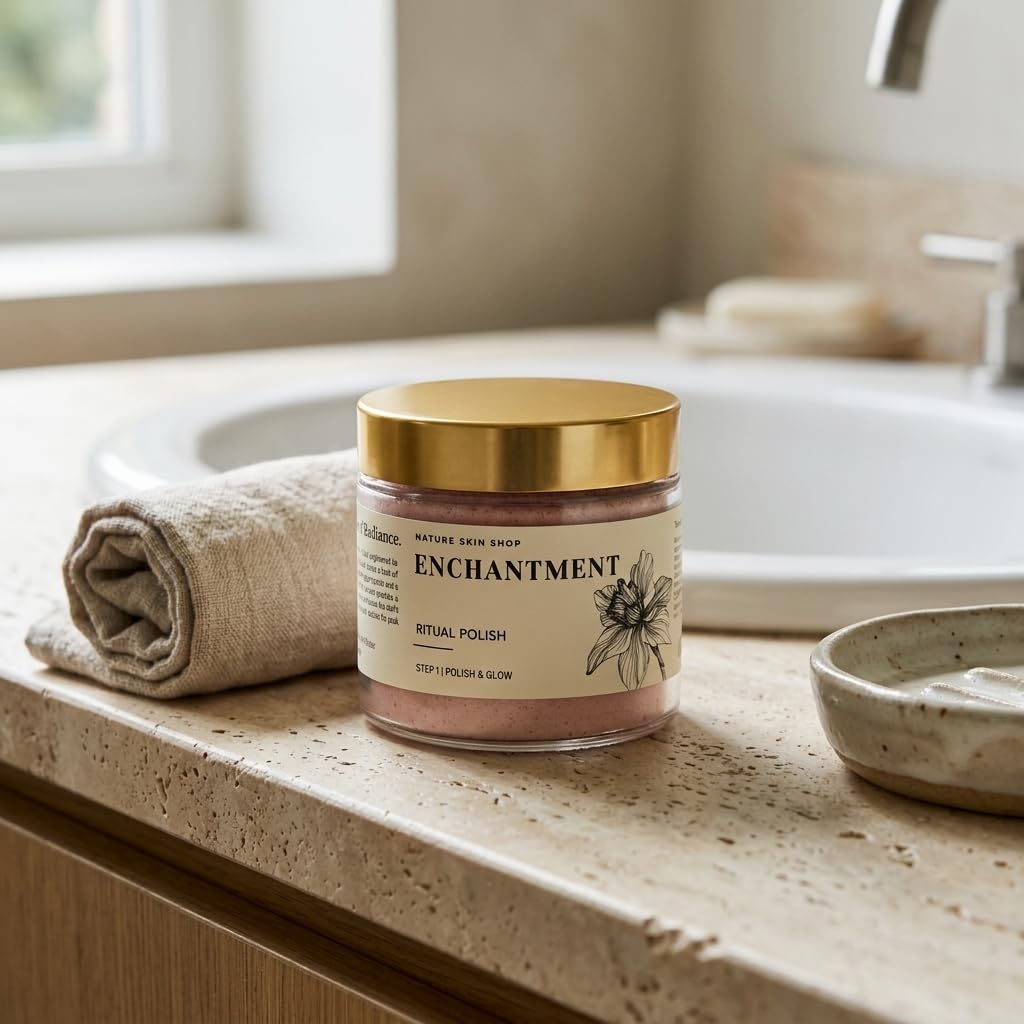 Nature Skin Shop Enchantment Whipped Ritual Polish – Luxurious Whipped Exfoliating Body Scrub, 8oz