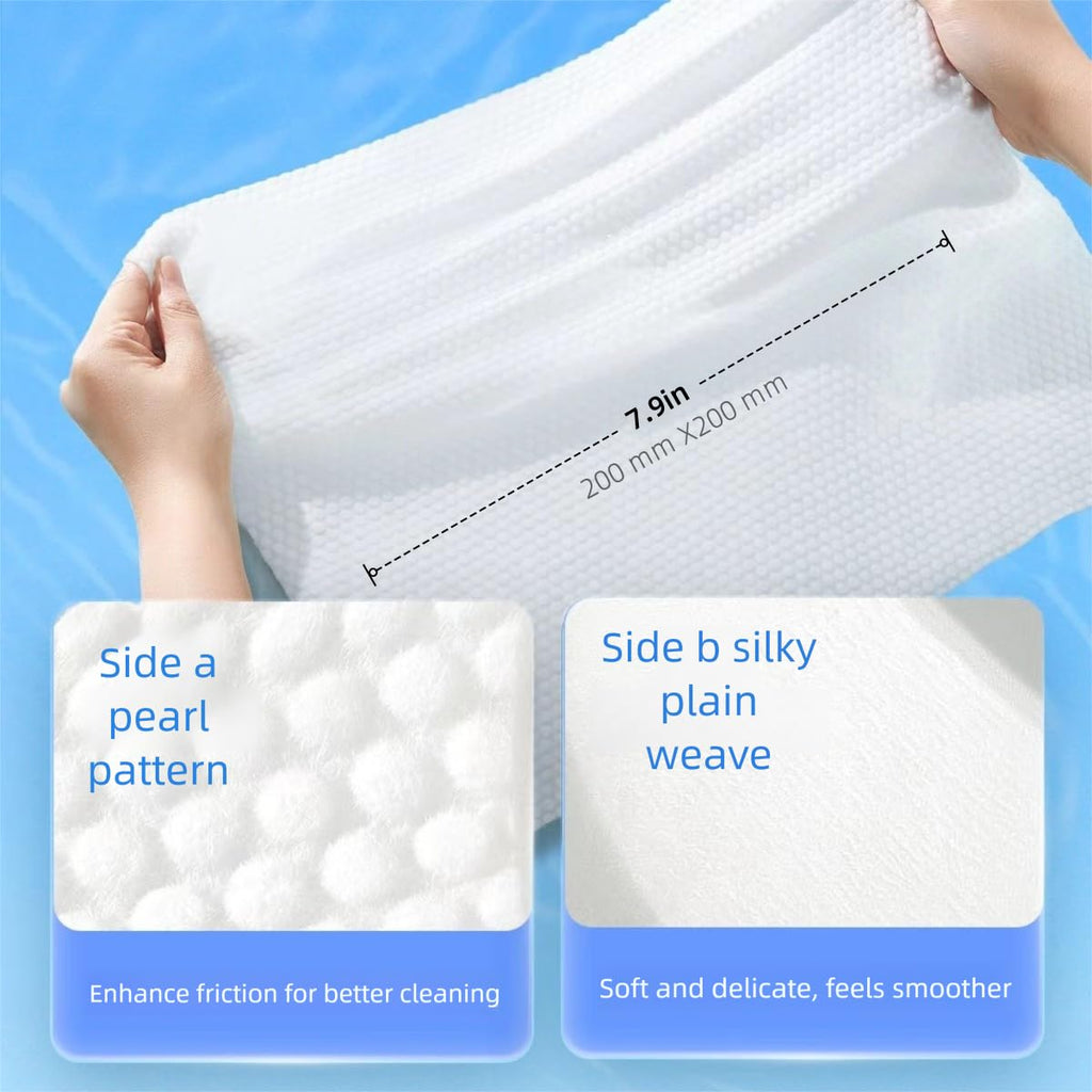 MIXUISEE face towels,Disposable face towel,Thick and soft,100% cotton towel