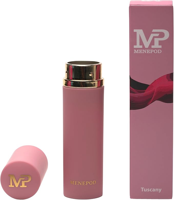 Menepod Luxury Tampon Holder For Purse,Cigarette Case,Pad and Bag Storage,Feminine Care,Discreet Travel Essentials Organizer Accessory Ideal for Women, Ladies, and Girls (Velvet Rose)