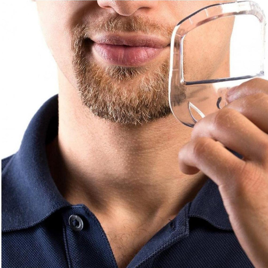 5pcs/Set Beard Shaper Men Beard Shaping Tool Mustache Styling Comb Stencil Hair Trimming Template Beard Grooming Guide Gift