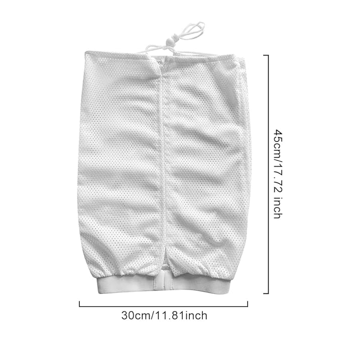 Net Plopping Cap for Drying Curly Hair, Adjustable Net Diffuser Cap Curly Hair, Hair Dryer Bonnet with Drawstring Hair Plopping Bonnet for Fast Drying(COLOR:white)