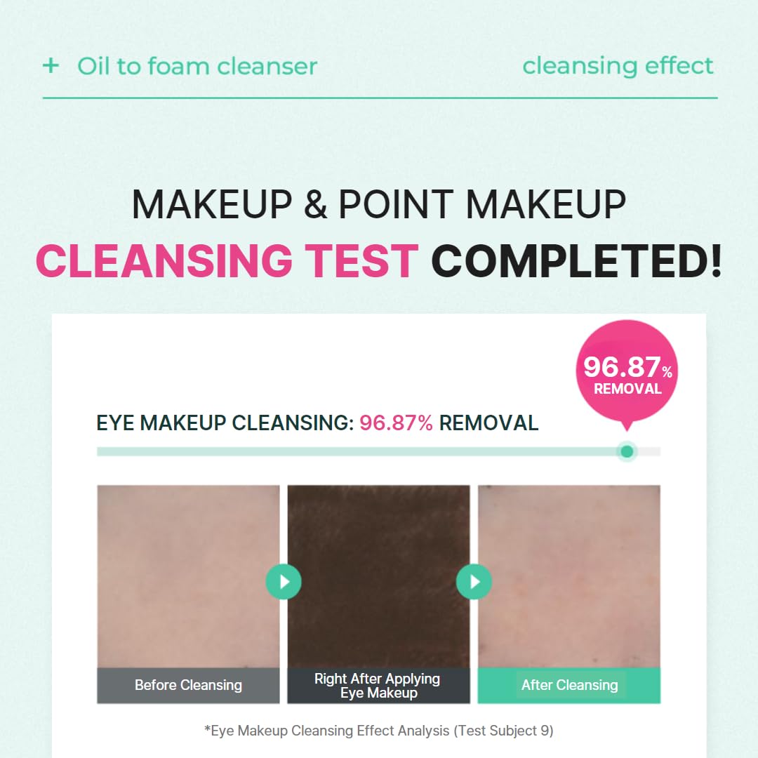 MAKE P:REM Safe Me. Relief Moisture Cleansing Oil, Deep Pore Cleansing Makeup Remover for Oily Skin, All Skin Types, Gentle Blackhead Remover, Korean Skin Care, 7.1 fl.oz. (210mL)