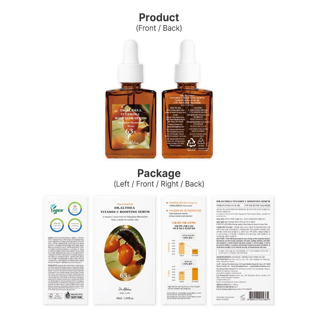 Dr.Althea Vitamin C Boosting Serum, Korean Skin Care with TXA, 1.01 Fl Oz