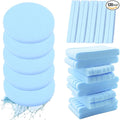 120 Count Compressed Facial Sponges, Face Cleansing Sponge for Estheticians Compress Exfoliating Spa Wash Round Makeup Removal Pads for Women(Blue)