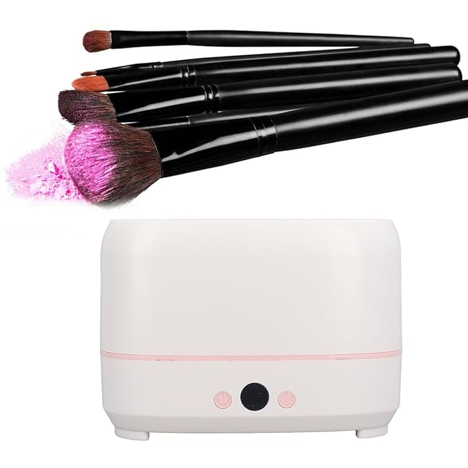 BONKZEBU Electric Makeup Brush Dryer Machine 12 Holes Automatic Brush Cleaner and Drying Tool for Professional Salon and Home Use Quickly Drying Cosmetic Brush Cleaner Dryer