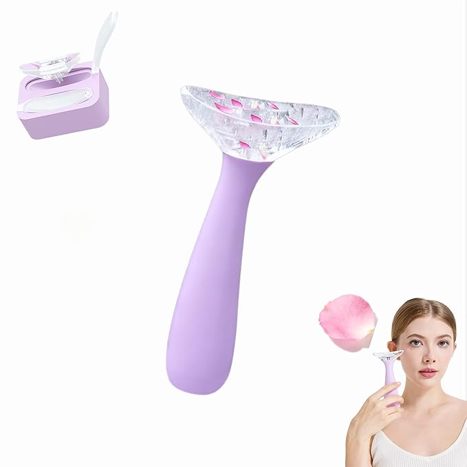 NLFDBFSH Ice Roller for Face - Reusable Silicone Ice Mold for Eye Depuffing, Wrinkle Appearance Reduction & Daily Cooling Skincare