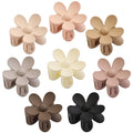 Flower Hair Clips for Women 8PCS, Big Hair Claw Clips Large Daisy Matte Hair ClipsStrong Hold Jaw Claw Clips for Thick Thin Hair 8 Colors