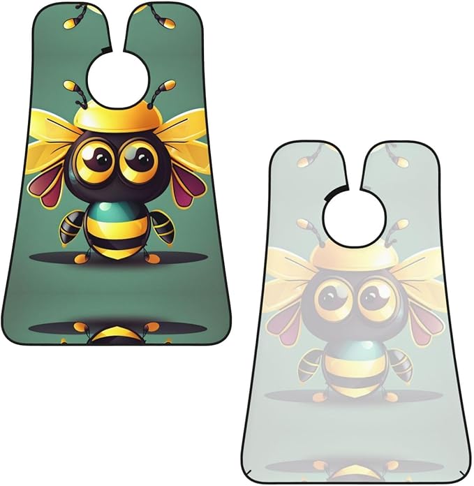 Colorful Giraffe Fans Lovers Print Beard Bib Shaving Apron, Beard Hair Trimming Cape Gift For Dad