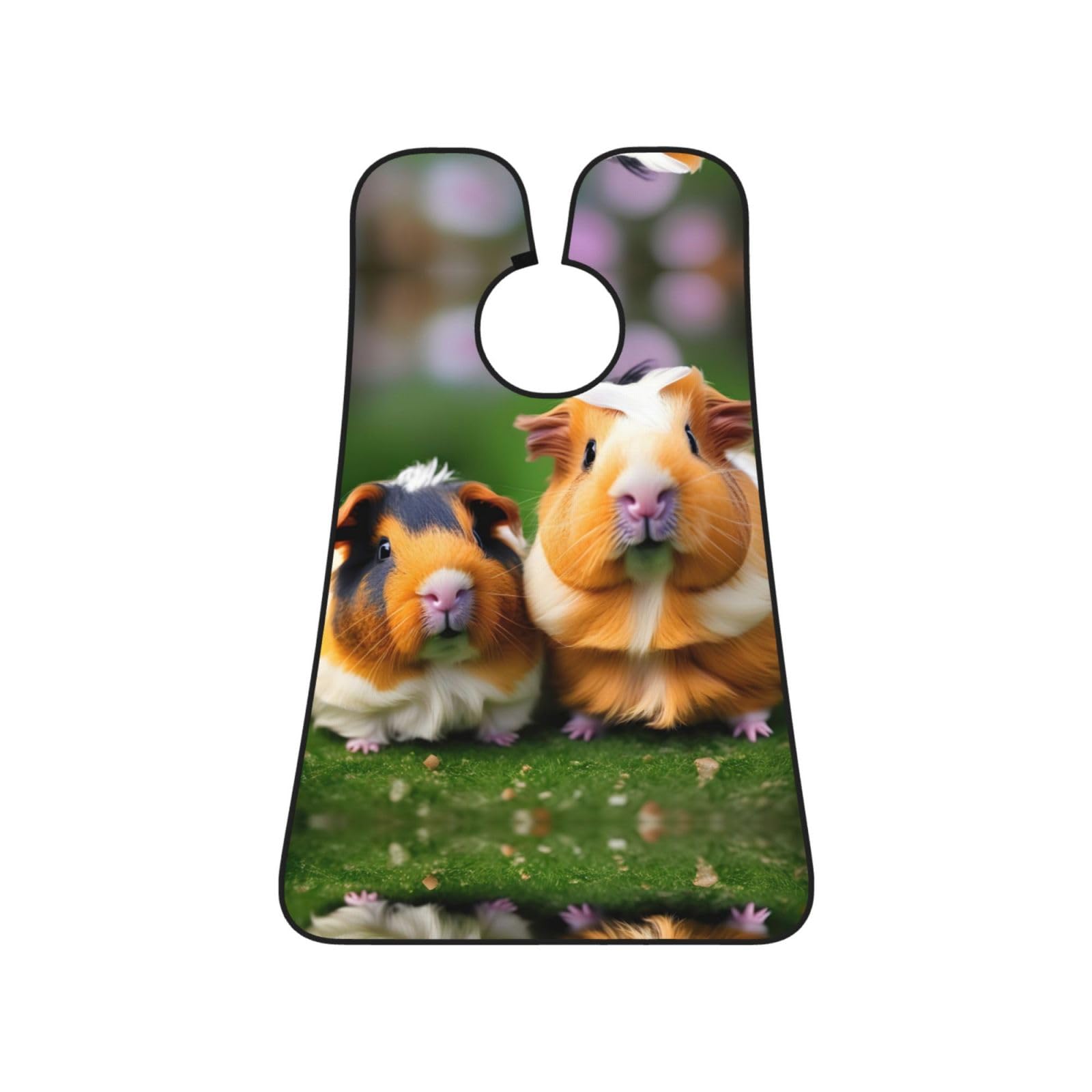 YQxwJL Cute Guinea Pigs Print Beard Bib Shaving Apron, Beard Hair Trimming Cape Gift For Dad