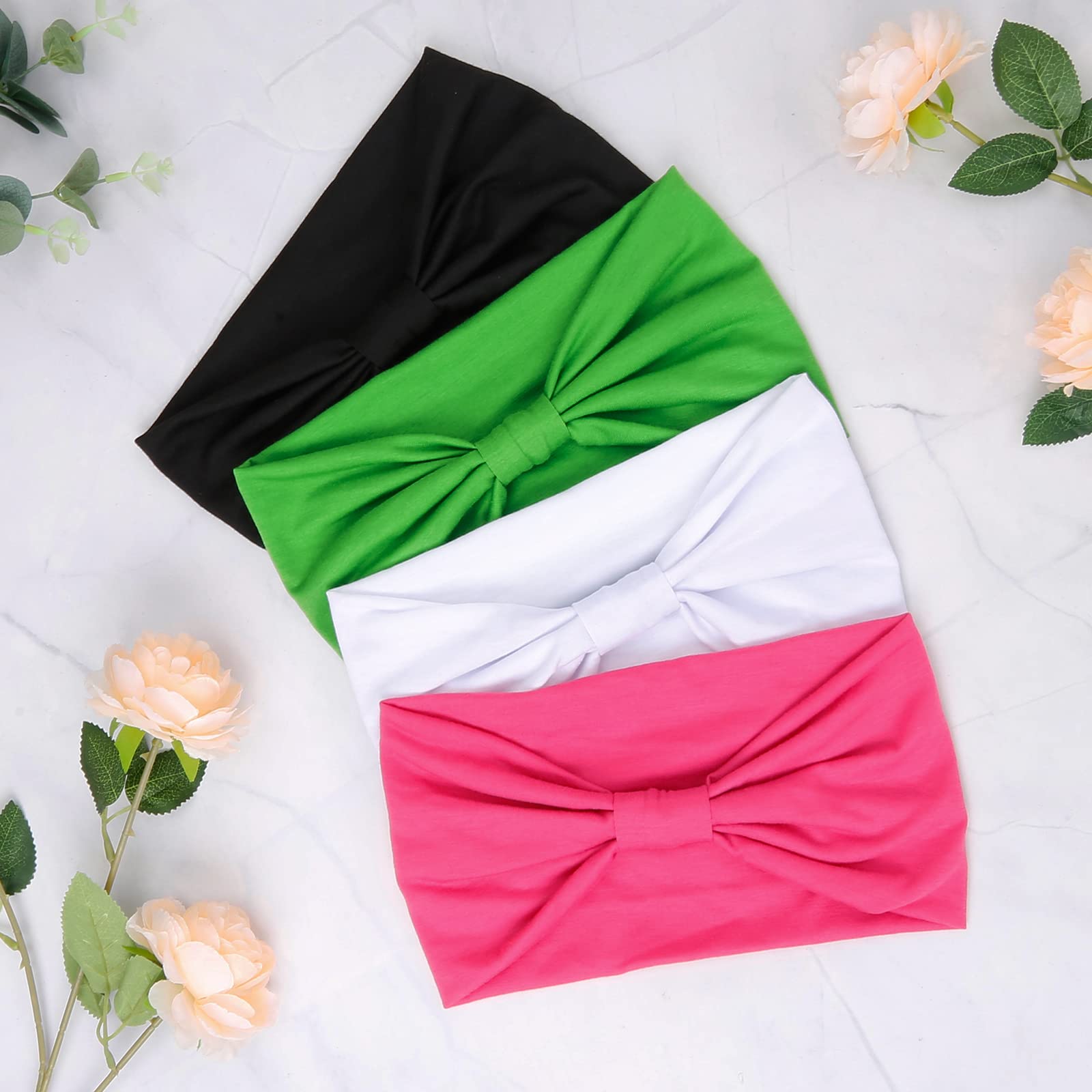 Huachi Headbands for Women, Wide Elastic Headband Non Slip Thick Hair Bands