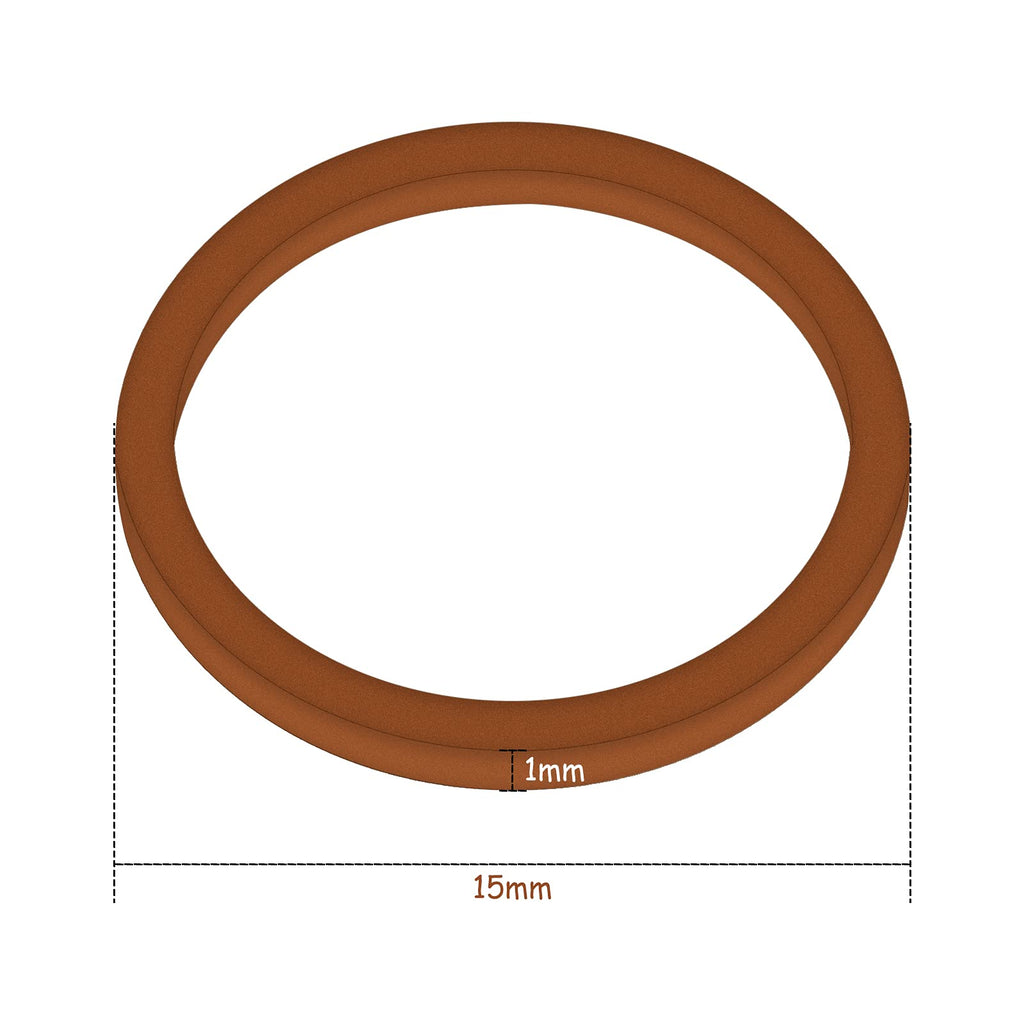 2000 Pack Mini Rubber Bands Elastic Hair Bands Soft Hair Ties with Box for Hair Braiding Hair Wedding Hairstyle(Dark Brown)