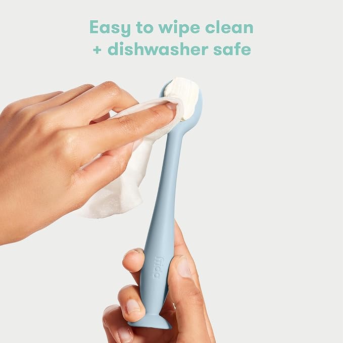 Frida Baby Diaper Cream Spatula, 100% Silicone Butt Spatula for Baby, Diaper Cream Applicator for Easy + Clean Use of Butt Paste & Diaper Rash Cream, BPA- Free, Blue