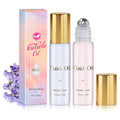 Cuticle Oil, Scented Roll on Nail Oil for Nails, Rose & Lavender, 20 ml