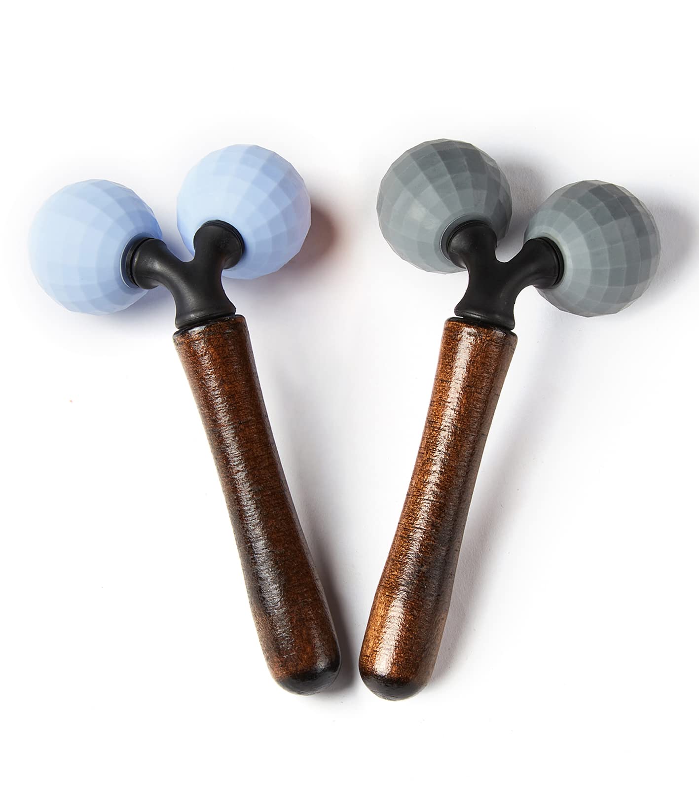 Lyanxinlei Relax Massage Roller - Body Massage Tools Myofascial Trigger Points Reduce Muscle Soreness Tightness Leg Cramps for Circulation, Stress, Arthritis and Hand Pain Relief & Recovery (Grey)