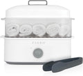 Zadro Towel Steamer with Tongs, 850W Heater, 8L Tray, 1.7L Tank, 30-min Timer for Facials, Manicures, Pedicures, Shaving (13"x12", 120V/850W, 8L, White/Gray)