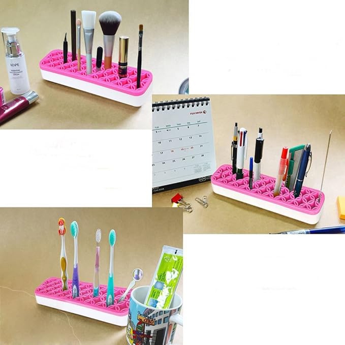 Desktop Organizers ,Cosmetic Storage Box& Desktop Storage Box Pink