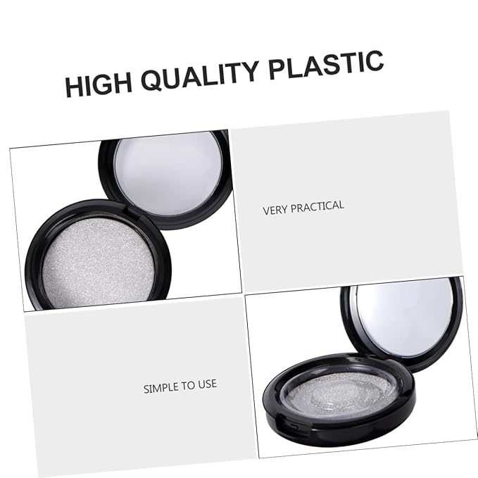 FOMIYES Round False Eyelash Case Plastic Eyelash Packaging Box Organizer and Storage for Home Use Random Color