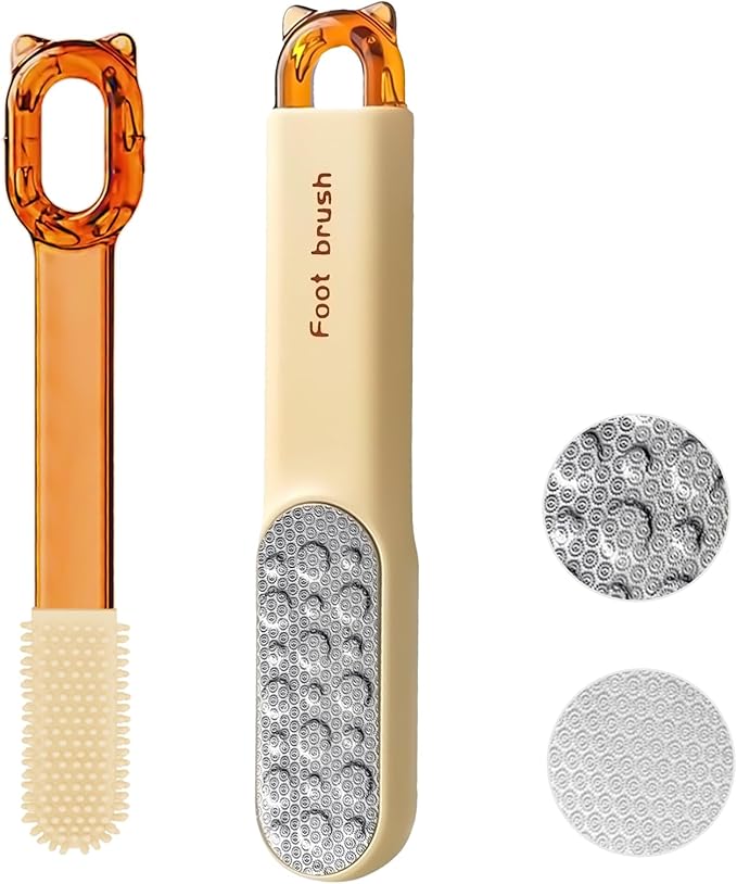 Double-Sided Stainless Steel Foot File, Pedicure Callus & Dead Skin Remover