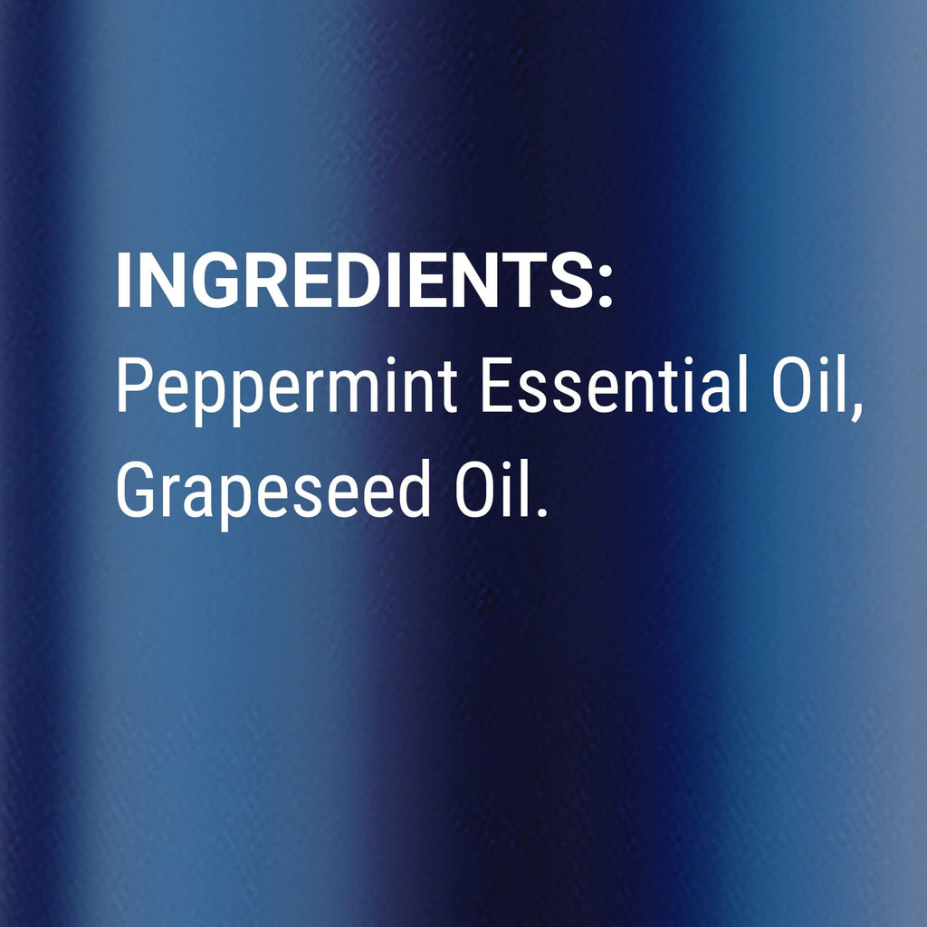 Peppermint Essential Oil Roll-On 10 ml for Skin, Aromatherapy, Minty Scent
