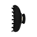 OideGuiing Durable Acetate Hair Clips - 4-Inch Black Claw Clips for Fine and Thick Hair (Black)