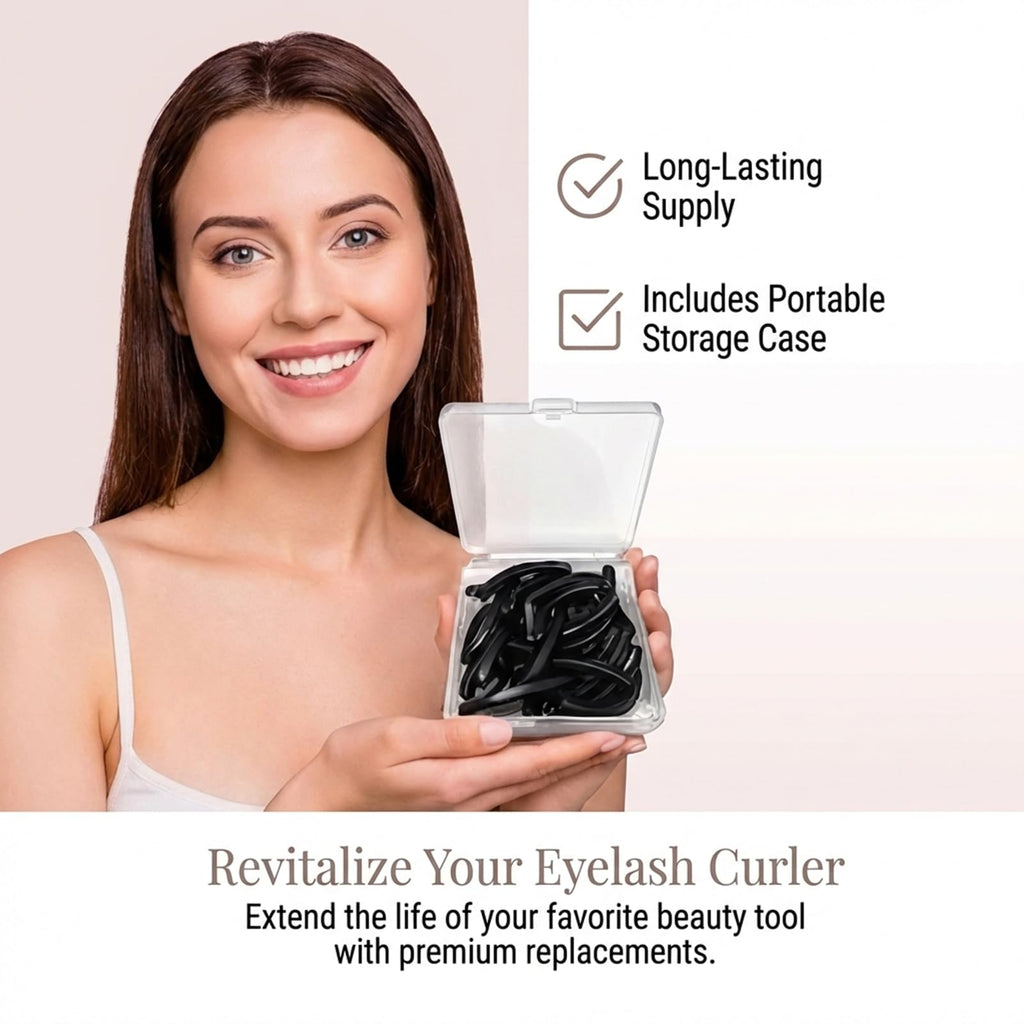 Compatible with Shiseido Eyelash Curler Refill Pads,24Pack