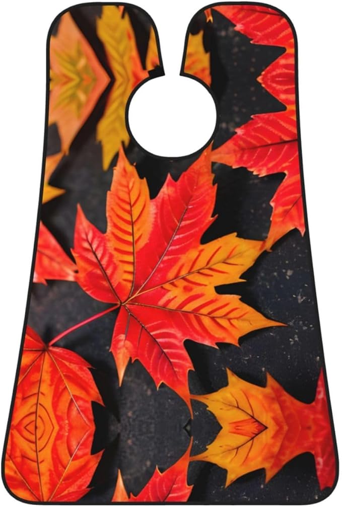 Magic Mushrooms Print Beard Bib Shaving Apron, Beard Hair Trimming Cape Gift For Dad