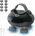 arboleaf Scalp Massager Electric, Portable Head Massager Scalp Stress Relax, Waterproof 6 in 1 Hair Massage with 8 Removable Claws, Rechargeable Hair Head Scratcher, Gift for Dad Mom