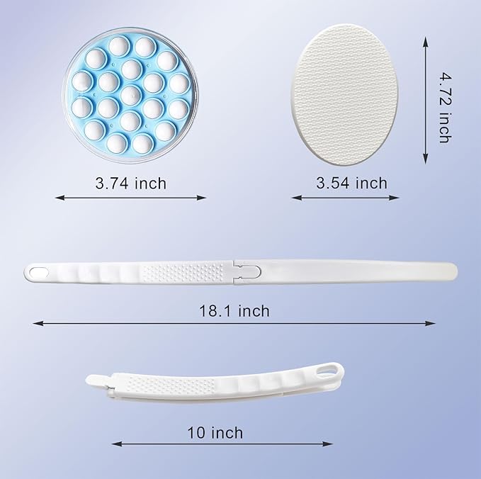 UMOPPHIX Lotion Applicators for Back, 18 inch Back Lotion Applicator, Back Lotion Applicator for Your Back, Foldable Handle Easy Reach Self Apply Cream Moisturizer Sunscreen