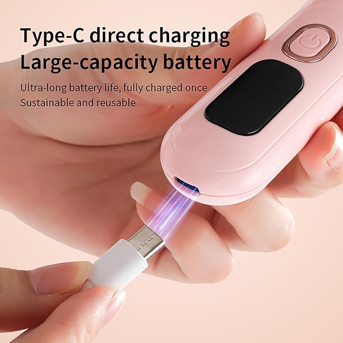 Heated Eyelash Curlers, Rechargeable Electric Eyelash Curler with Dual-Arc Design & 3 Adjustable Temperature Natural Curl Perfect Fit for Women(Pink B)